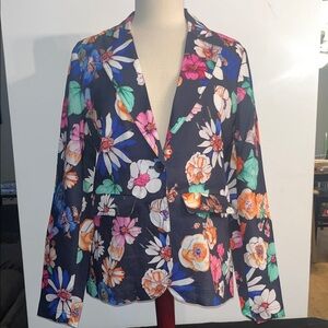 CHARLIE B Multicolor Floral Blazer